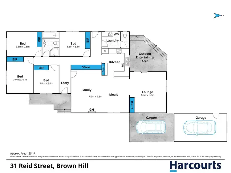 Floorplan of Homely house listing, 31 Reid Street, Brown Hill VIC 3350