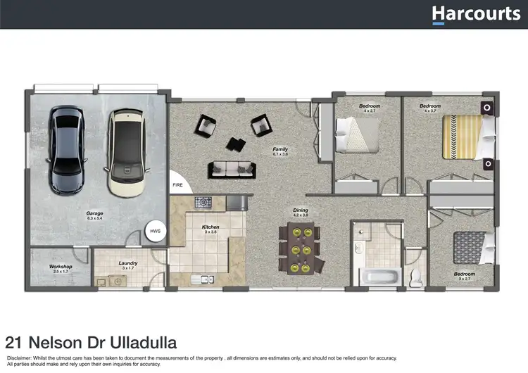 Floorplan of Homely house listing, 21 Nelson Drive, Ulladulla NSW 2539