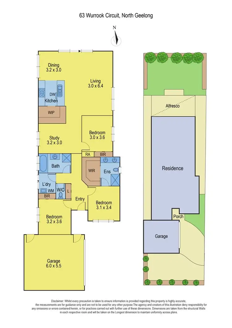 Floorplan of Homely house listing, 63 Wurrook Circuit, North Geelong VIC 3215