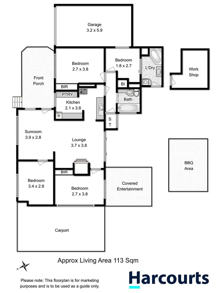 Floorplan of Homely house listing, 245 Lewisham Scenic Drive, Lewisham TAS 7173