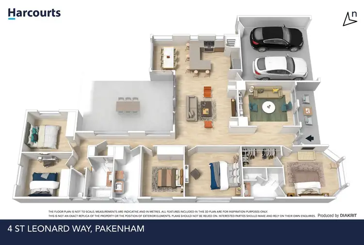 Floorplan of Homely house listing, 4 St Leonard Way, Pakenham VIC 3810