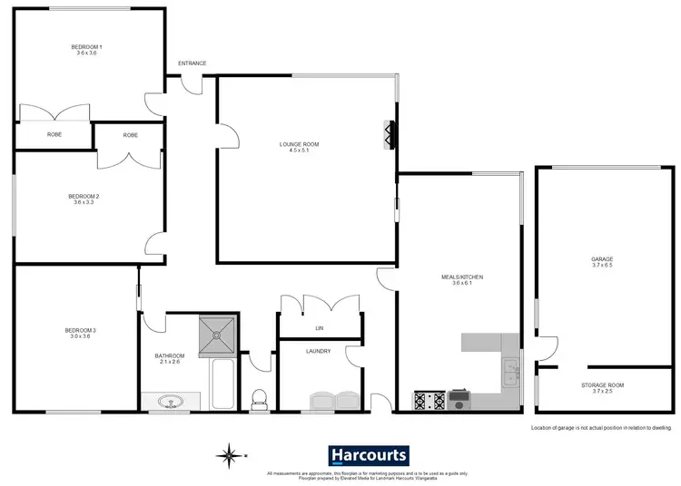 Floorplan of Homely house listing, 72 Appin Street, Wangaratta VIC 3677