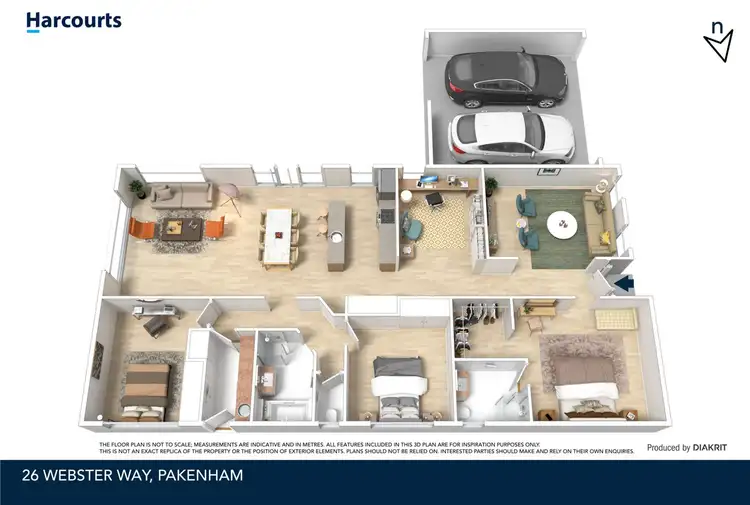 Floorplan of Homely house listing, 26 Webster Way, Pakenham VIC 3810