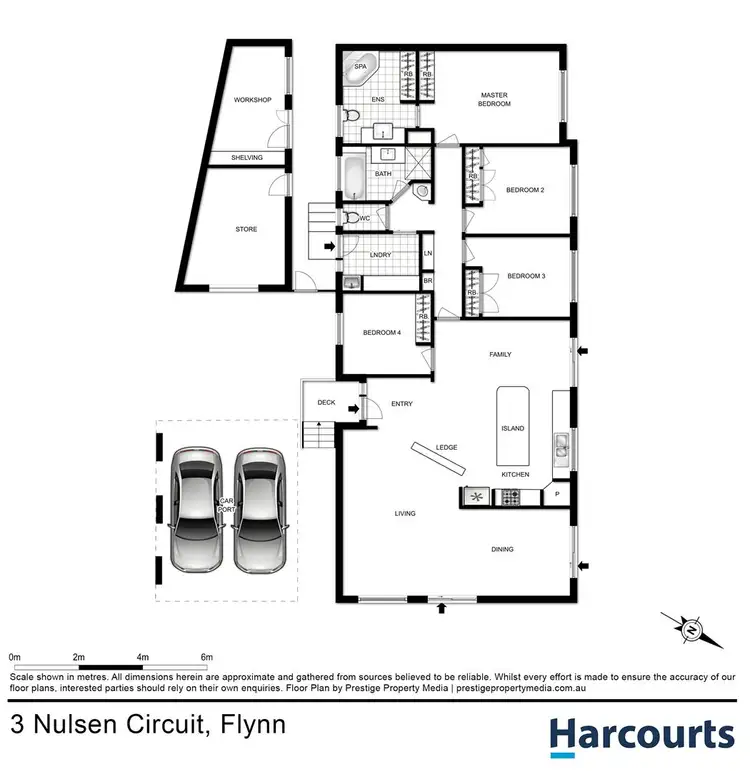 Floorplan of Homely house listing, 3 Nulsen Circuit, Flynn ACT 2615