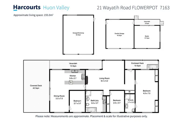 Floorplan of Homely house listing, 21 Wayatih Road, Flowerpot TAS 7163