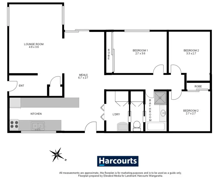 Floorplan of Homely house listing, 9 Fulton Court, Wangaratta VIC 3677
