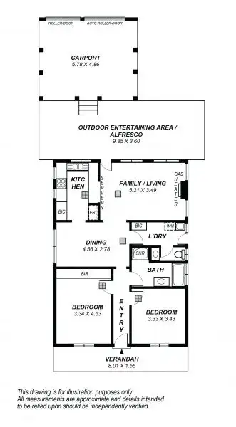 Floorplan of Homely house listing, 5 Gibbs Crescent, Golden Grove SA 5125