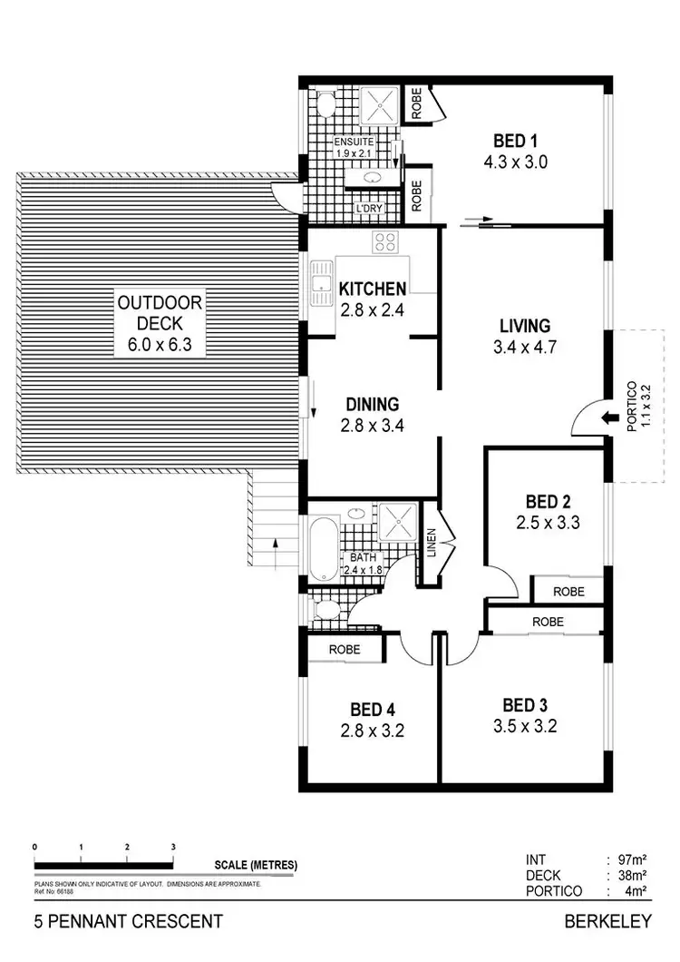 Floorplan of Homely house listing, 5 Pennant Crescent, Berkeley NSW 2506