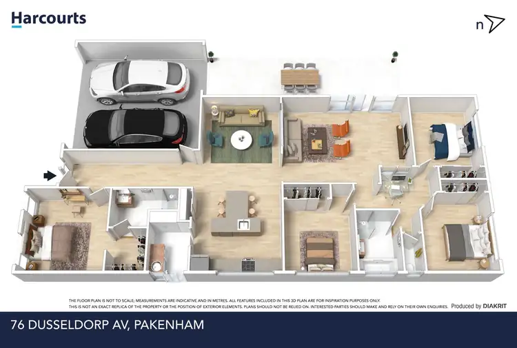 Floorplan of Homely house listing, 76 Dusseldorp Avenue, Pakenham VIC 3810