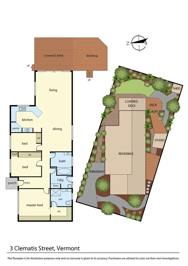 Floorplan of Homely house listing, 3 Clematis Street, Vermont VIC 3133