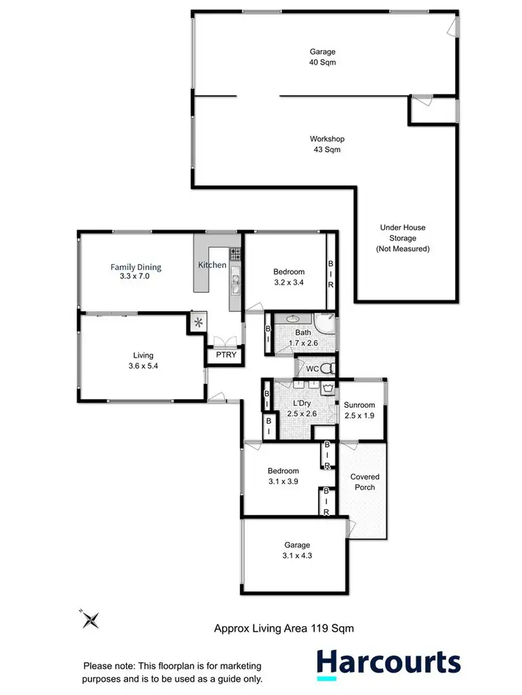 Floorplan of Homely house listing, 50 Adina Street, Geilston Bay TAS 7015