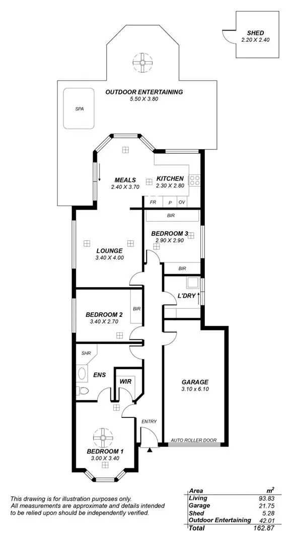 Floorplan of Homely house listing, 2E Briant Road, Magill SA 5072