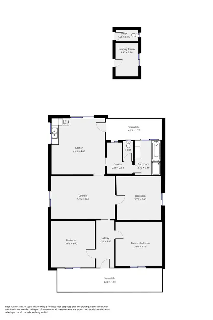 Floorplan of Homely house listing, 8-10 South Terrace, Peterborough SA 5422