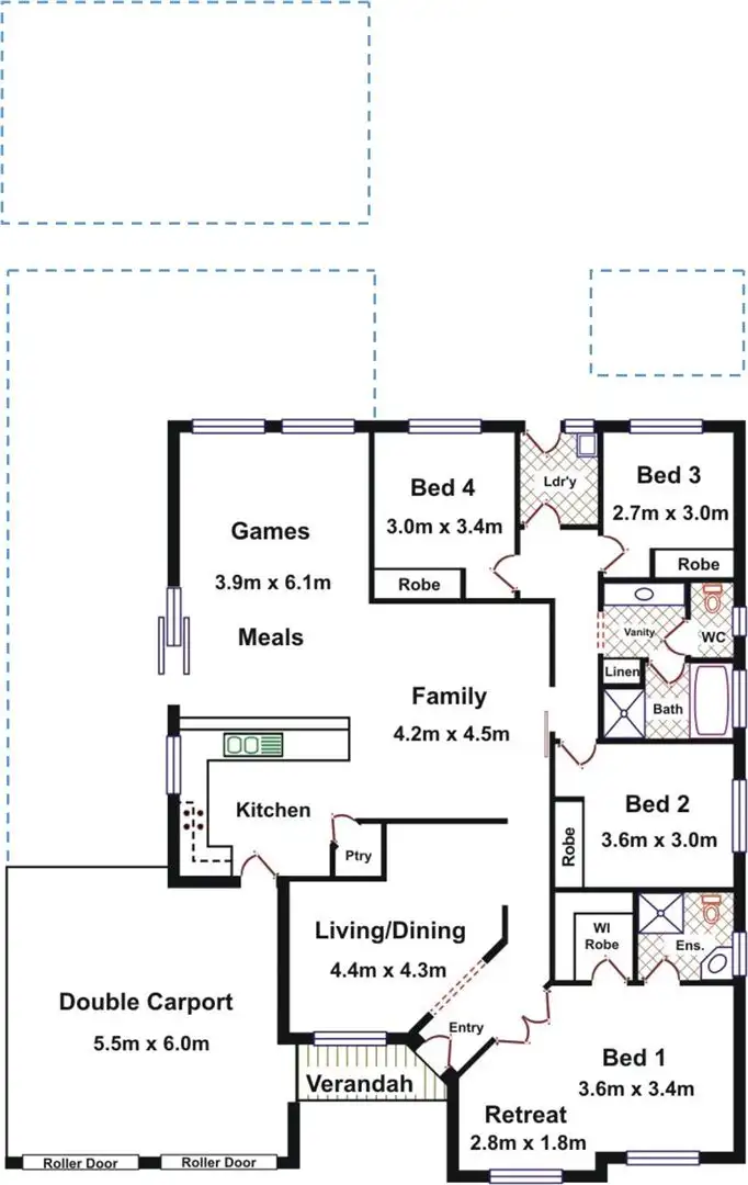 Floorplan of Homely house listing, 29 Brandis Road, Munno Para West SA 5115