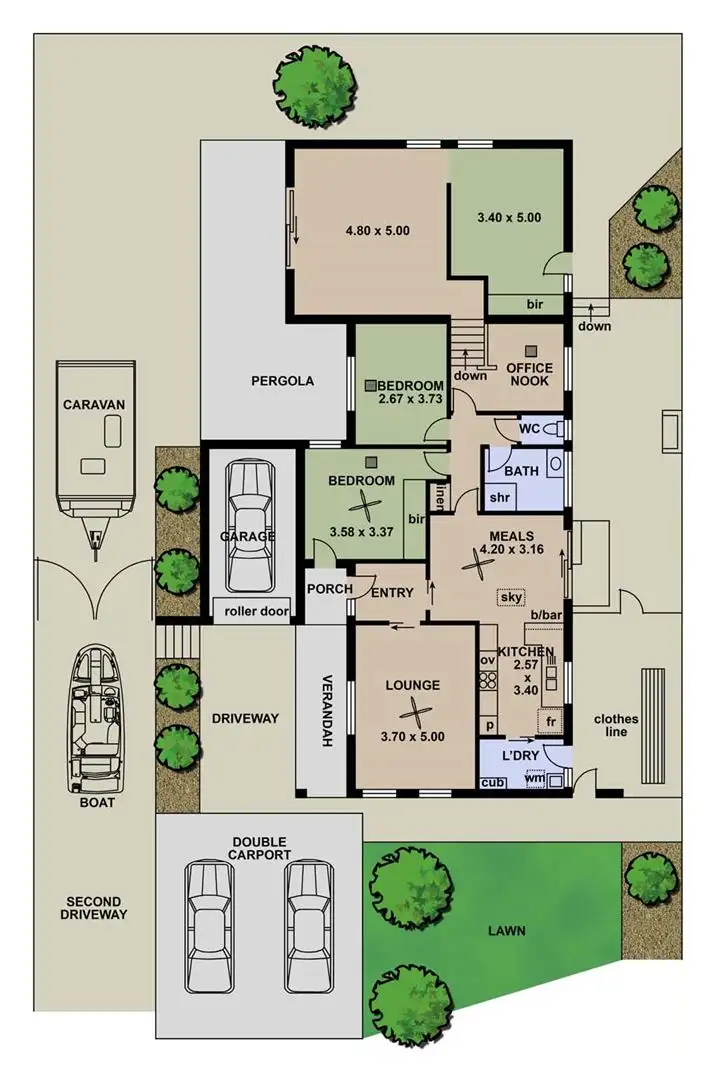 Floorplan of Homely house listing, 145 Kenihans Road, Happy Valley SA 5159