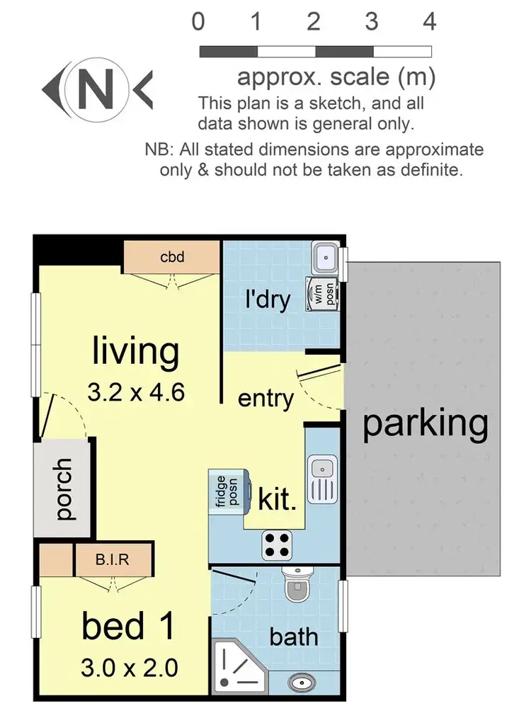 Floorplan of Homely unit listing, 3/13 Tweed Street, Ringwood East VIC 3135