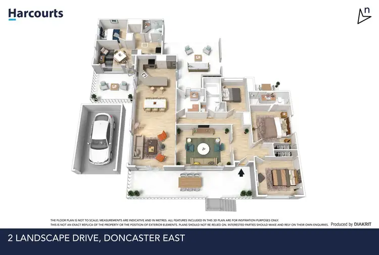 Floorplan of Homely house listing, 2 Landscape Drive, Doncaster East VIC 3109