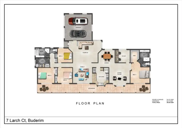 Floorplan of Homely house listing, 7 Larch Court, Buderim QLD 4556