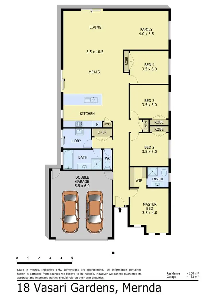 Floorplan of Homely house listing, 18 Vasari Gardens, Mernda VIC 3754