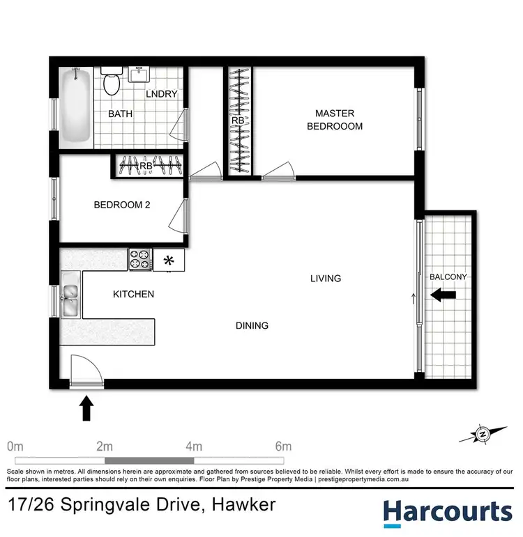 Floorplan of Homely unit listing, 17/26 Springvale Drive, Hawker ACT 2614