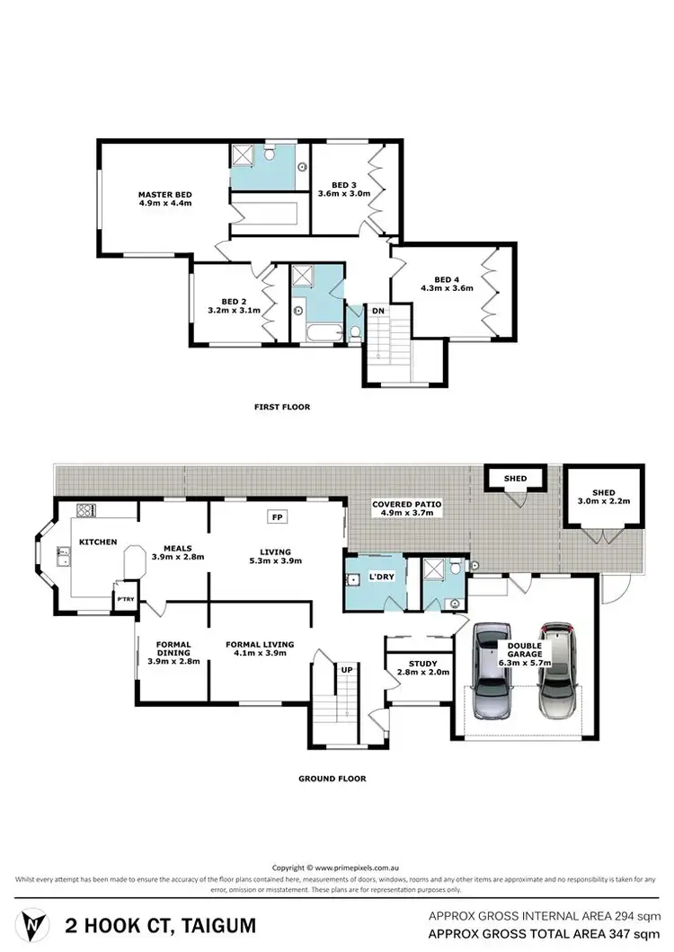 Floorplan of Homely house listing, 2 Hook Court, Taigum QLD 4018