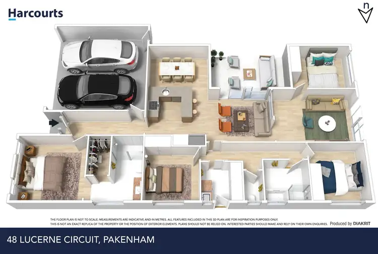 Floorplan of Homely house listing, 48 Lucerne Cct, Pakenham VIC 3810