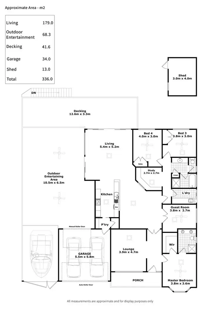 Floorplan of Homely house listing, 12 Horizon Avenue, Seaford Rise SA 5169