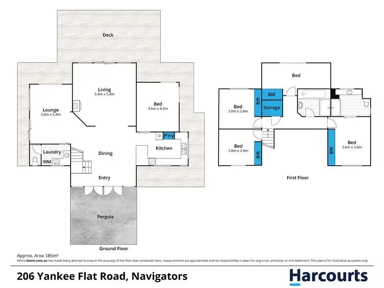 Floorplan of Homely house listing, 206 Yankee Flat Road, Navigators VIC 3352