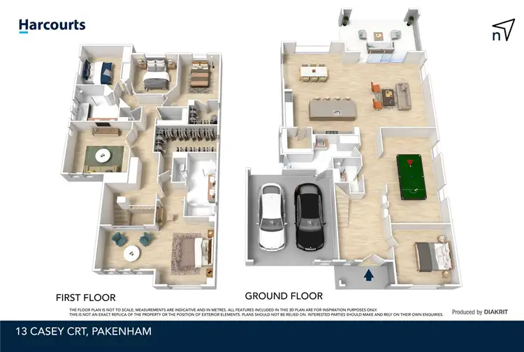Floorplan of Homely house listing, 13 Casey Court, Pakenham VIC 3810