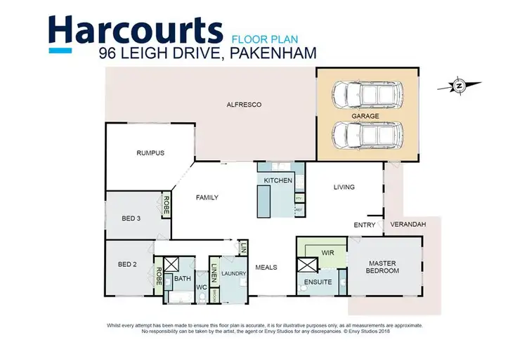 Floorplan of Homely house listing, 96 Leigh Drive, Pakenham VIC 3810