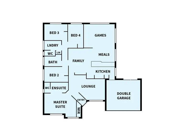 Floorplan of Homely house listing, 7 Hovea Place, Coodanup WA 6210