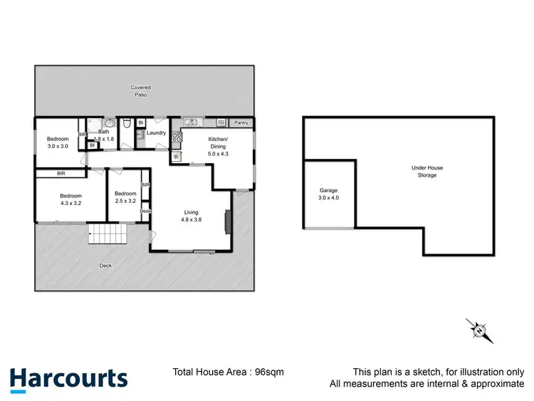 Floorplan of Homely house listing, 4 Jabez Crescent, Lenah Valley TAS 7008