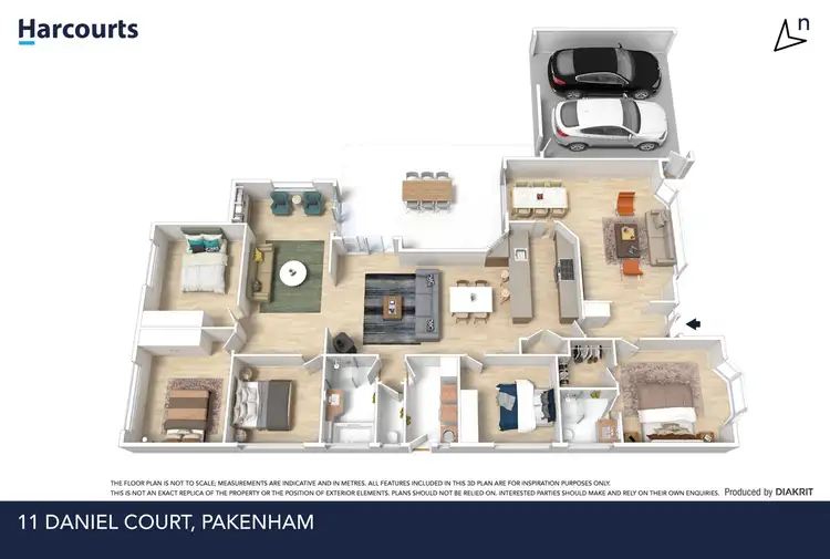 Floorplan of Homely house listing, 11 Daniel Court, Pakenham VIC 3810