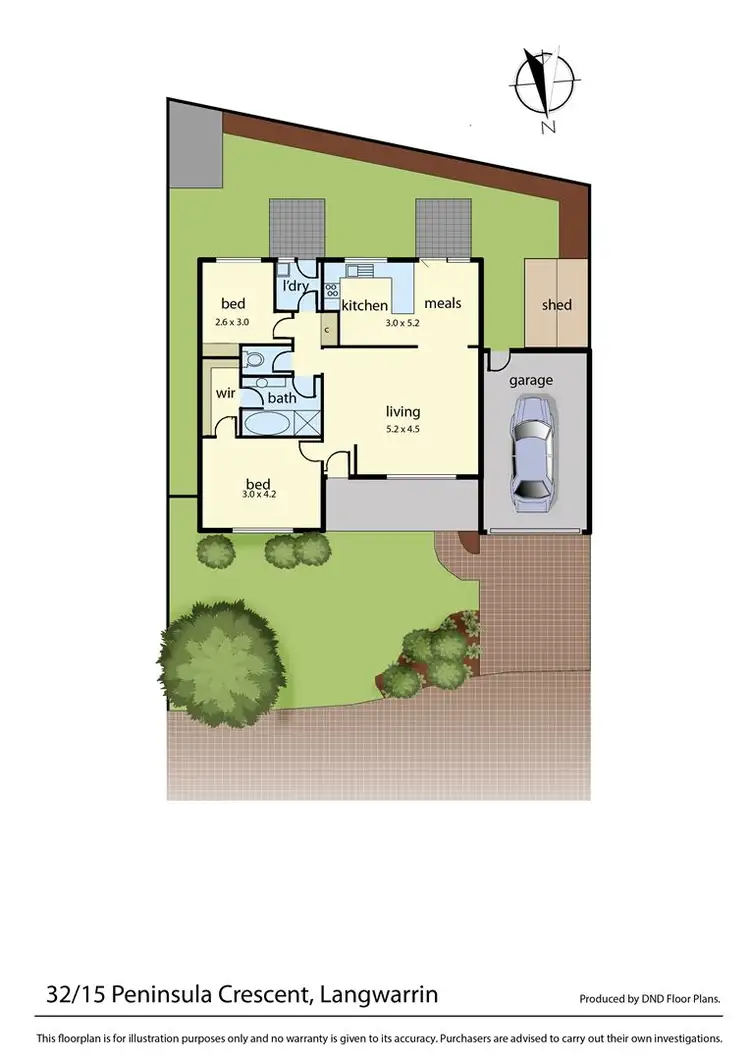 Floorplan of Homely unit listing, 32/15 Peninsula Crescent, Langwarrin VIC 3910