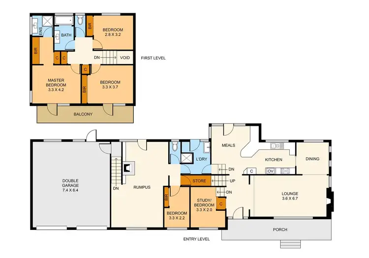 Floorplan of Homely house listing, 21 Anderson Street, Ferntree Gully VIC 3156