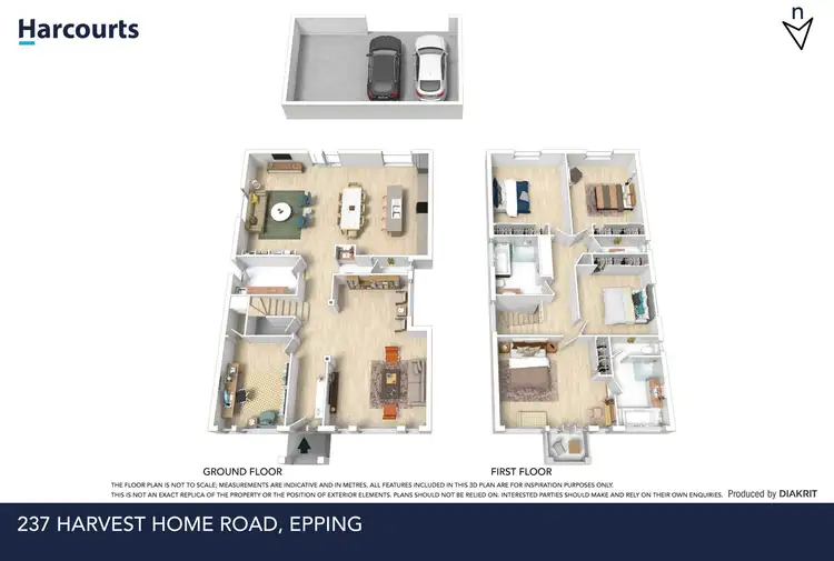 Floorplan of Homely house listing, 237 Harvest Home Road, Epping VIC 3076
