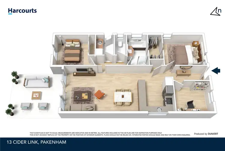 Floorplan of Homely house listing, 13 Cider Link, Pakenham VIC 3810
