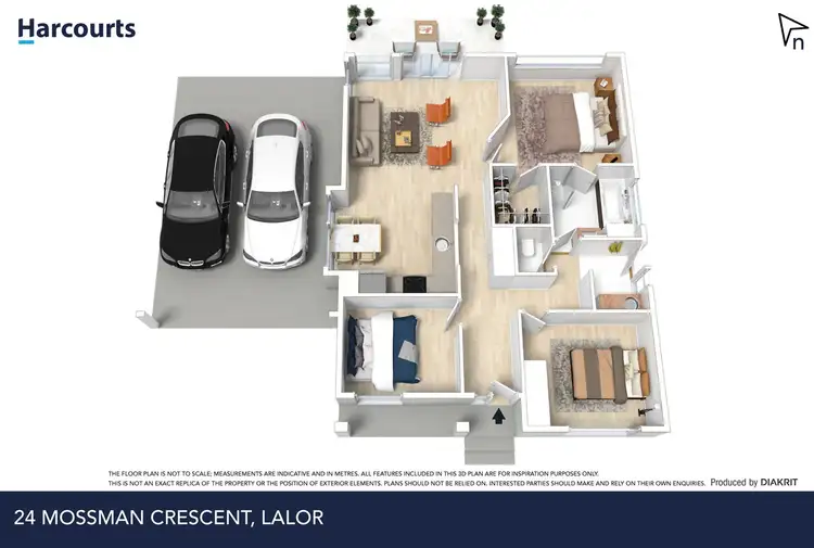 Floorplan of Homely house listing, 24 Mossman Crescent, Lalor VIC 3075