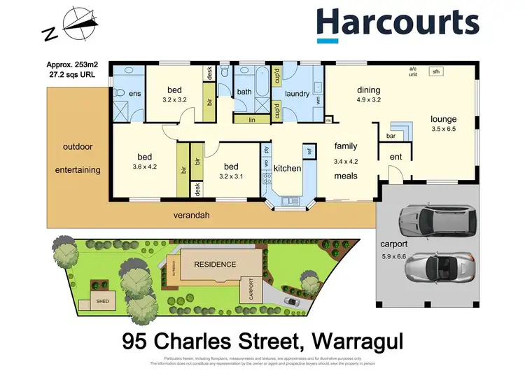 Floorplan of Homely house listing, 95 Charles Street, Warragul VIC 3820
