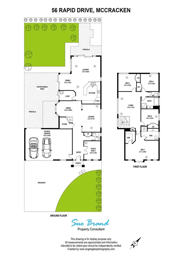 Floorplan of Homely house listing, 56 Rapid Drive, Mccracken SA 5211