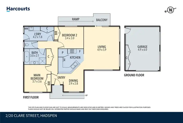 Floorplan of Homely unit listing, 2/20 Clare Street, Hadspen TAS 7290