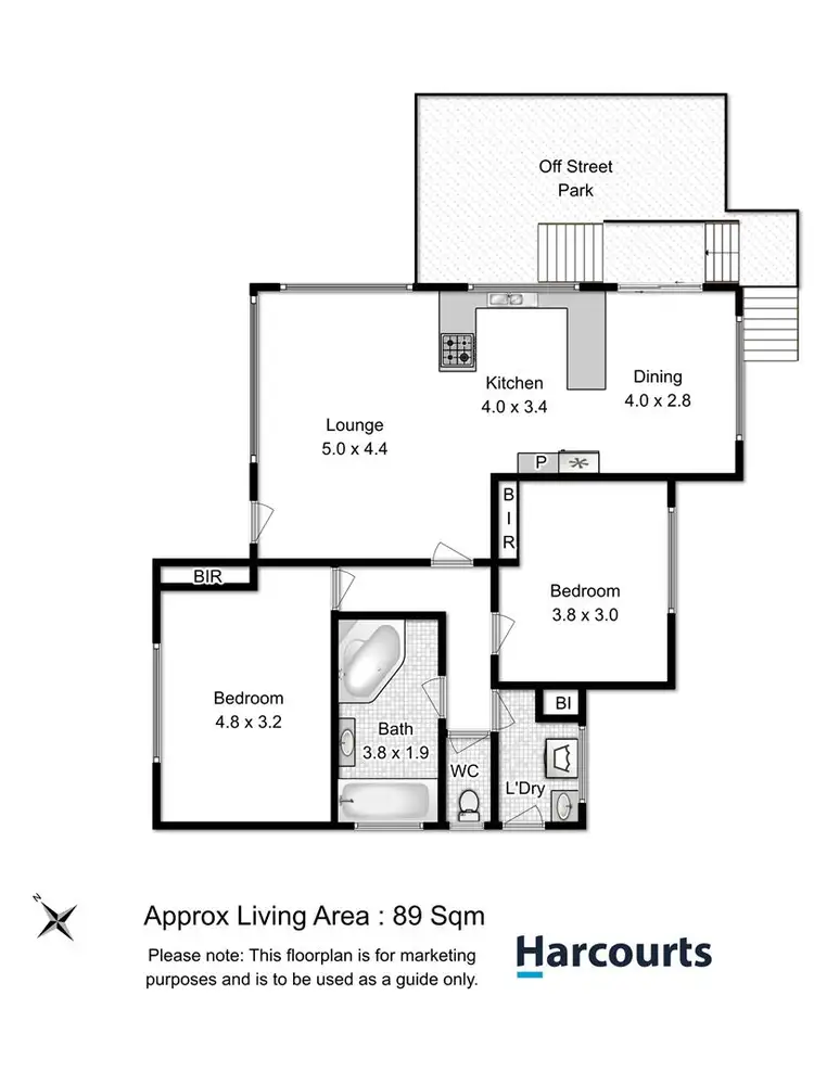 Floorplan of Homely house listing, 1/6 Bluegum Court, Claremont TAS 7011