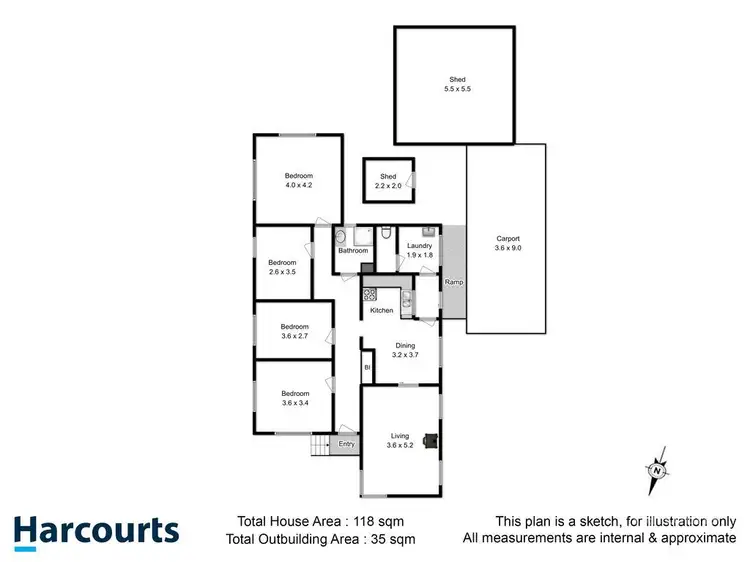 Floorplan of Homely house listing, 101 Bass Street, Warrane TAS 7018