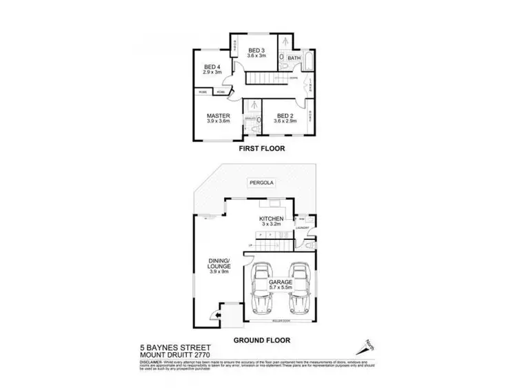 Floorplan of Homely house listing, 5 Baynes Street, Mount Druitt NSW 2770