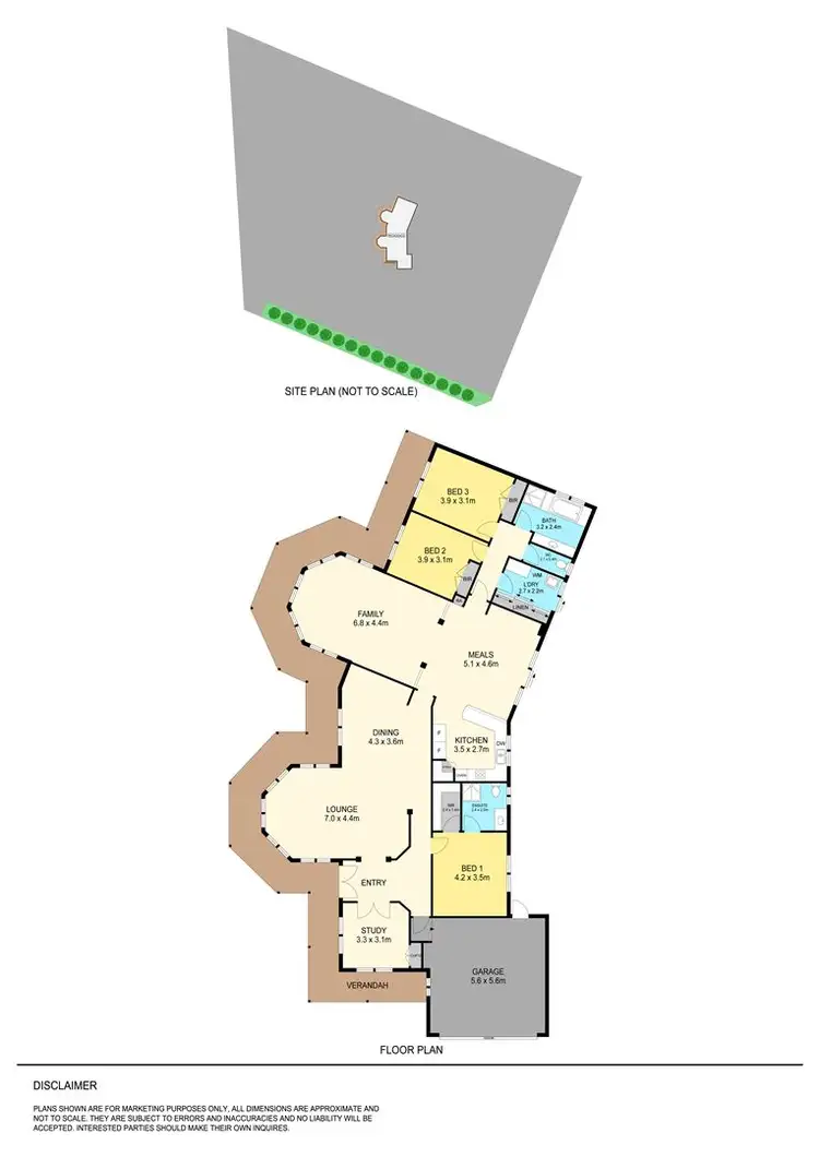 Floorplan of Homely house listing, 4170 Creswick - Newstead Road, Allendale VIC 3364