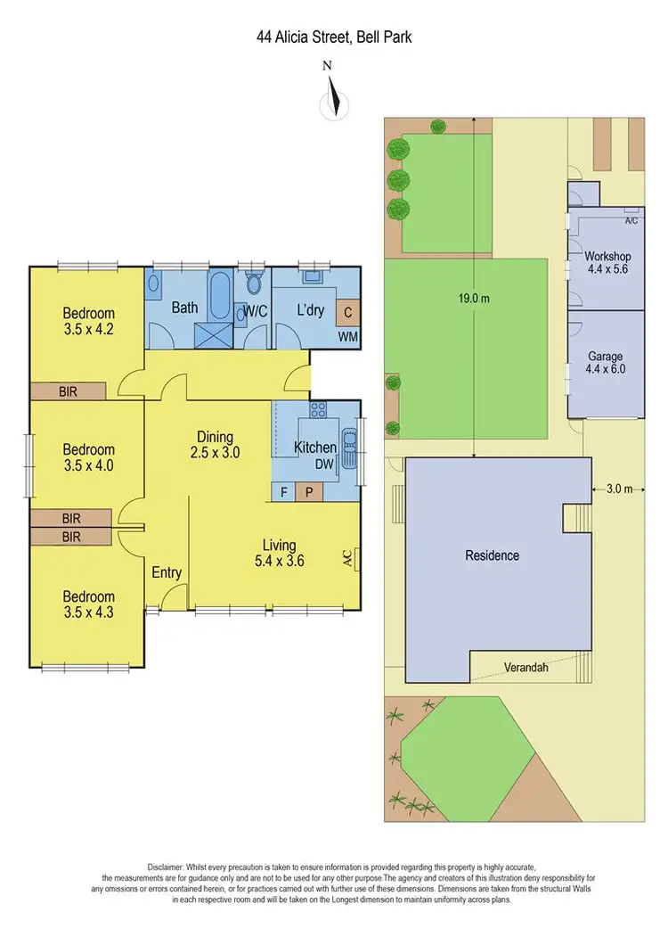 Floorplan of Homely house listing, 44 Alicia Street, Bell Park VIC 3215