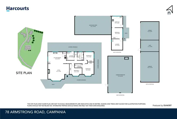 Floorplan of Homely house listing, 78 Armstrongs Road, Campania TAS 7026