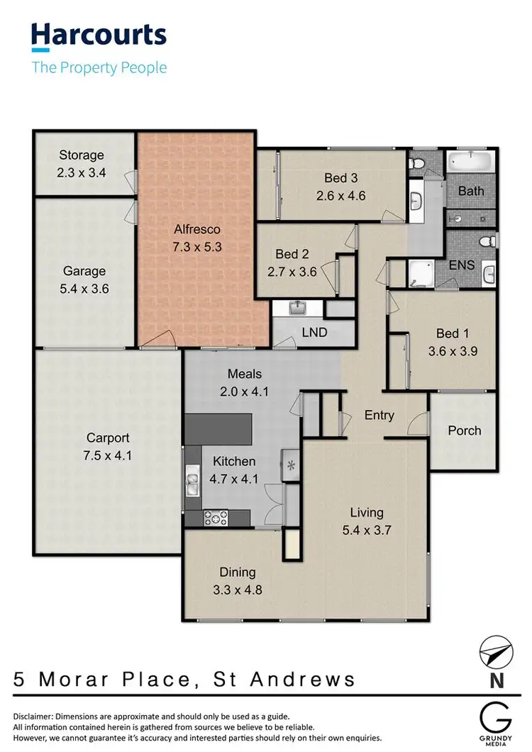 Floorplan of Homely house listing, 5 Morar Place, St Andrews NSW 2566