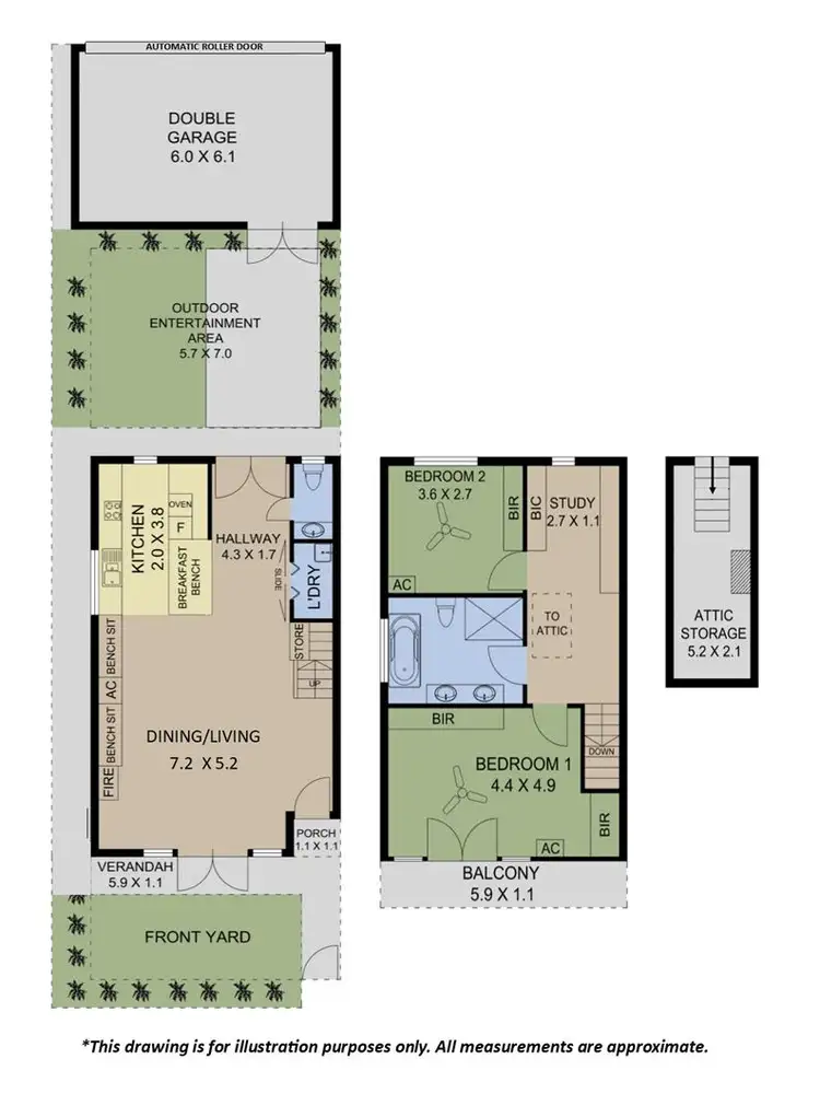 Floorplan of Homely house listing, 1/65A High Street, Kensington SA 5068