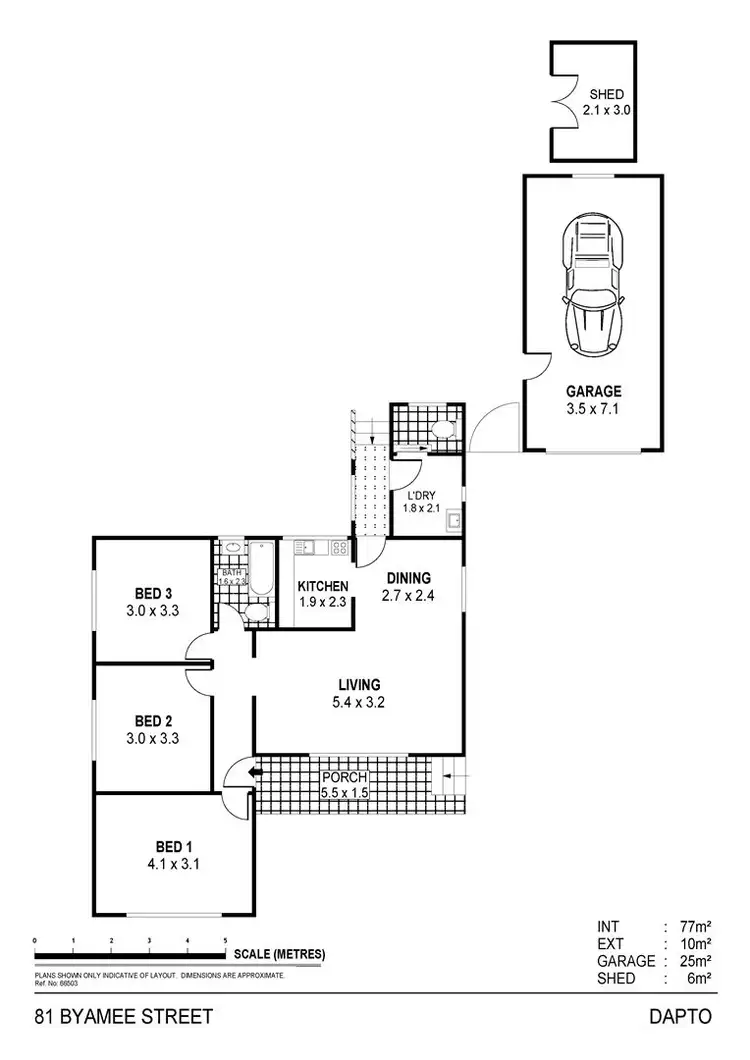 Floorplan of Homely house listing, 81 Byamee Street, Dapto NSW 2530